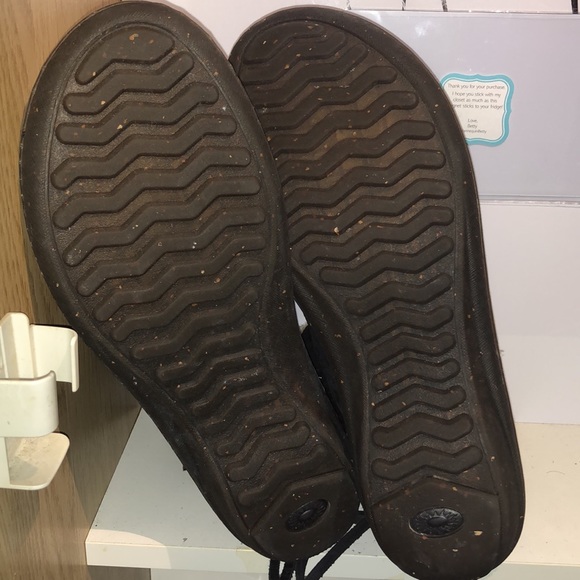 UGG Gaviota Lace Up Black Mini Boots - Size 11 - Picture 4 of 5